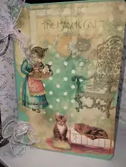 Vintage Cats Junk Journal Scrapbook USA Seller