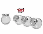 15cl IKEA Rajtan Glass Kitchen Spice Herb Jars With Lids Storage Containers 8cm