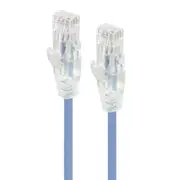 Alogic 2m Blue Ultra Slim Cat6 Network Cable UTP 28awgSeries Alpha Patch Cables - C6S-02BLU