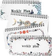GOOHOCHY Daily Planner Notebook Spiral Bound Weekly Monthly Planner Portable To-do List for School Office