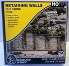 Woodland Scenics HO Scale Three Cut Retaining Walls C1259