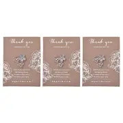 3PK Gibson Gifts Equilibrium Silver Pin/Brooch Thank You Women/Girls Accessory