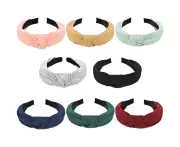 8 Pieces Wide Headbands Headband Hair Band Elastic Hair Accessories