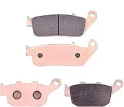 Brake Pad for CB 500 CB500 for FA X for XA for C&BR 500 R CBR500R for RA for CMX 500 for R&EBEL for CTX 700 for NC 700 750 NM4 for Vultus Front Rear Brake Pads Disc Brake Pads (Color : Copper Front R