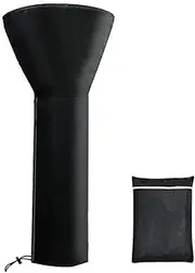 Patio Heater Cover WorthPlanet 210D Oxford Stand Up Patio Heater Cover with Zipper and Storage Bag for Outdoor Heater Protection Suitable for Stand Up Patio Heater 89 x 33 x 19 Inch W200008