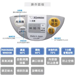 象印 CD-LPF50 五公升 微電腦 熱水瓶