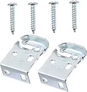 MUELODSIC 1Pair Heavy Duty Roller Blind Mounting Brackets Curtain Install Accessories Easy to Use and Install for Home Decor