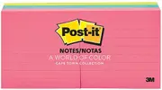 Post-It Lined Notes Cape Town 76 x 76mm 6-Pack