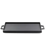 Martha Stewart 17in Rectangular Preseasoned Cast Iron Reversible Griddle & Grill Pan