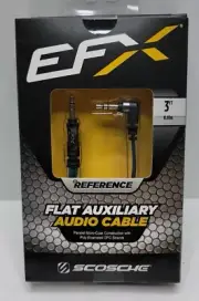 Scosche EFX 3ft Flat Auxiliary Audio Cable.