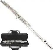 Lade 16 Hole C Flute Closed Key, Closed Hole Flutes 16 Keys Play The Flute with Storage Bag Increased Tube Resonance Musical Instrument for Musical Instruments Lovers and