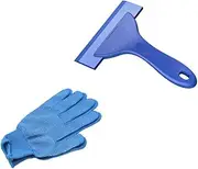 Mikinona Sticker Kit Auto Tinting Film Scraper Squeegee Set for Car Film Installation Includes for Hand Protection Suitable for Flat Curved Surfaces Blue