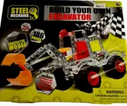 Build Your Own Excavator CK Steel Mechanix 186 pieces. Ages 8+ Item # 71546 New