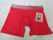 NEW Calvin Klein Icon Microfiber Boxer Brief MENS S RED $30.00