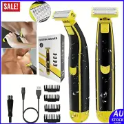 Men's Full Body Washed Wet and Dry Shaver,Electric Shaver Rotary Facial Shaver