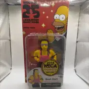The Simpsons 25th Anniversary Bret Hart 5" Action Figure NECA Series