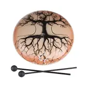 X8 Drums G Minor Wisdom Tree Tongue Drum, 11 inches Steel (X8-TNG-TRE)