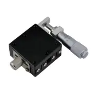 X Axis Guide Rail Platform Micrometer Displacement Sliding Stage Table 40mmx40mm