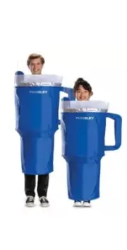 Tumbley Tumbler Cup Costume One Size Fits Most Adult OR Child Stanley Blue NIB