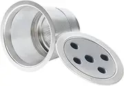 Reusable Espresso Pods - 5 Hole Coffee Filter, K | Convenient to Use Rustproof Stainless Steel Detachable Coffee , Refillable Coffee Pods