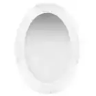 NNEVL Wall Mirror Baroque Style 50x70 cm White