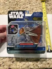 Star Wars Micro Galaxy Squadron Asajj Ginivex Fighter #0011 New Damaged Package