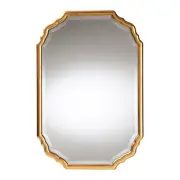 Baxton Studio Pacino Antique Goldleaf Accent Wall Mirror