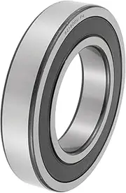 X AUTOHAUX 6218DDU Deep Groove Ball Bearings 90x160x30mm P4 Double Rubber Seal Lubricated Bearings 1 Pcs Car Scooter Skateboard Wheel Universal Silver Tone,Black