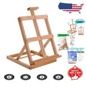 Versatile Adjustable Easel for Display & Painting - Portable Beechwood Design