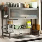 Over the Sink Dish Drainer Drying Rack 3 Tier Over Sink Dish rack for a Tidy ...