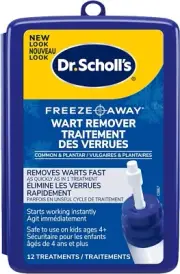 Dr. Scholl’s FreezeAway Wart Remover, 12 Applications