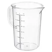 Graduated Beaker, 3000ml PC Plastic Cup Double Sided Graduations