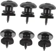 LALADEFIEE 6 Pcs Guitar Strap Fixing Buckles Durable Mounting Accessories for Electric Guitar and Ukulele Easy to Use and Reliable Fixation