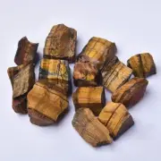 Raw Tiger Eye Rough Stone Rocks Crystal Mineral Specimens Collection Healing DIY