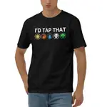 MAGIC THE GATHERING I'D TAP THAT NOVELTY 男士 T 恤新棉