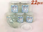 22x 1 Liter Screw Top Pantry Storer Dry Food Pantry Storage Container #3999