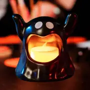 Halloween Flameless Candle Spooky LED Tealight Candles Halloween Ghost Light