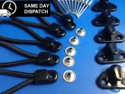 Bungee Loops Fitting 100mm 5 pk - Boat Canopy / Storm Cover Marine Repair Loop