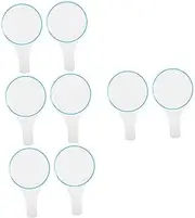 TEHAUX 4sets Mini Dry Erase Board Handle Handheld Whiteboard Small Whiteboard for Meetings 2pcs*4