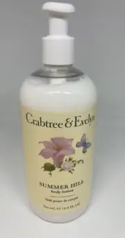 Crabtree & Evelyn Summer Hill Body Lotion Large 16.9 oz NEW