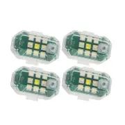 Set(4) LED Strobe Lights Warning Anti-collision Lamp for Bike for Drone RC