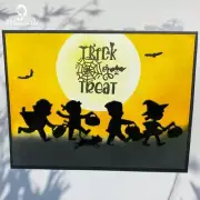 Halloween Trick or Treat Kids Metal Cutting Dies Scrapbooking Card Making Craft