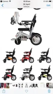 Ozrider D10 foldable electric wheelchair