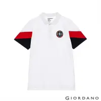 在飛比找Yahoo奇摩購物中心優惠-GIORDANO 男裝UNION JACK POLO衫 - 