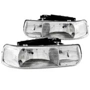 ANZO Crystal Headlights Chrome for 1999-2002 Chevrolet Silverado 1500 (for: Chevrolet)