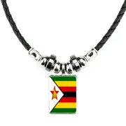 Zimbabwe Black Soft Rope Necklace With Velvet Gift Bag