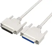 Binxind 25Pin DB25 Parallel Male to Female Printer DB25 M-F Cable 1.5M Computer Cable Printer Extending Cable 25 Pin