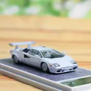 FY 1/64 Scale Lamborghini Countach LP5000 S White Diecast Car Model Toy
