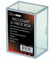 10 x Ultra Pro 100 Count 2 Piece Storage Box Standard Trading Card Holder 100ct