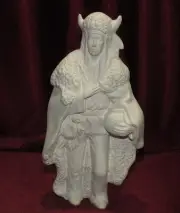 Ceramic Bisque Native American Indian Buffalo Wiseman Ready to Paint